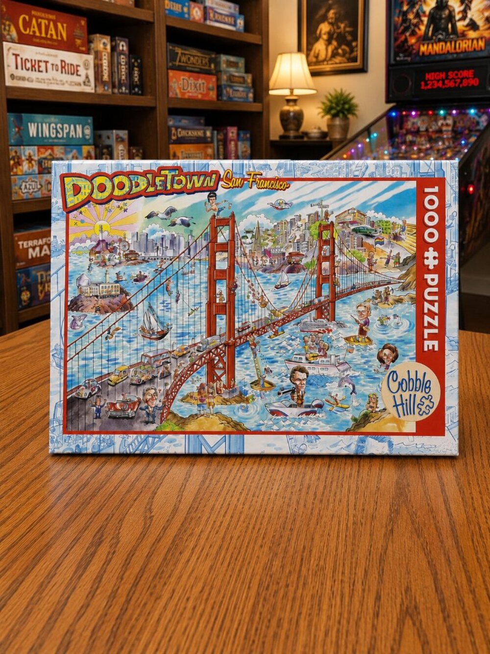 Cobble Hill DoodleTown San Francisco 2016 1000 Pc Puzzle Complete